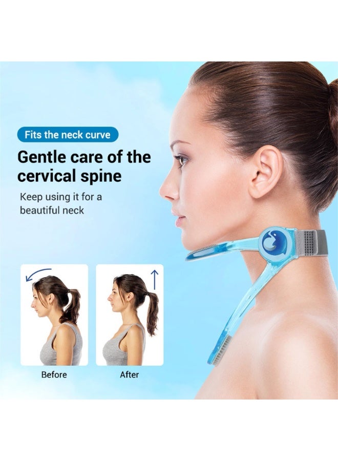 OSHIMA Neck Brace, Neck Corrector, 360 Degree Adjustable Cervical Collar for Working, Cervical Neck Traction Device, Ergonomic Neck Support, Cervical Spine Pressure Relief, Preventing Neck Cervical - Image 5